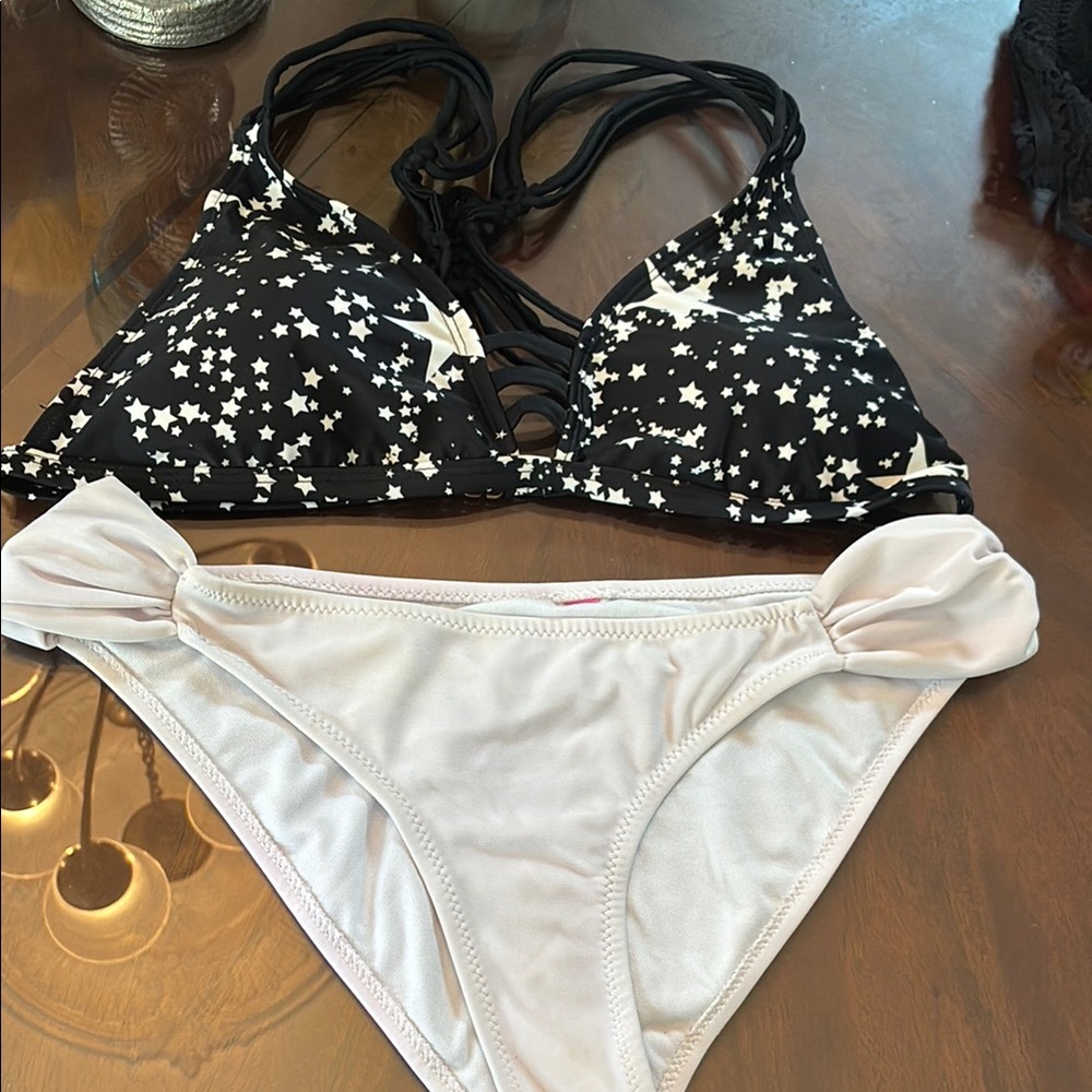 Marilyn Monroe Black and White Star Bikini